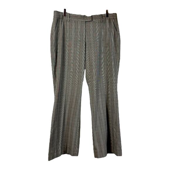 Anne Klein Trouser Pants Bootcut Classic Tan Neutral Plaid Women’s Plus Size 14 - Picture 1 of 9